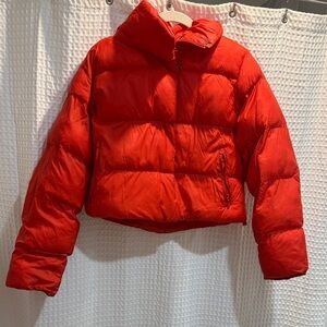 ALO Yoga Red Gold Rush Puffer